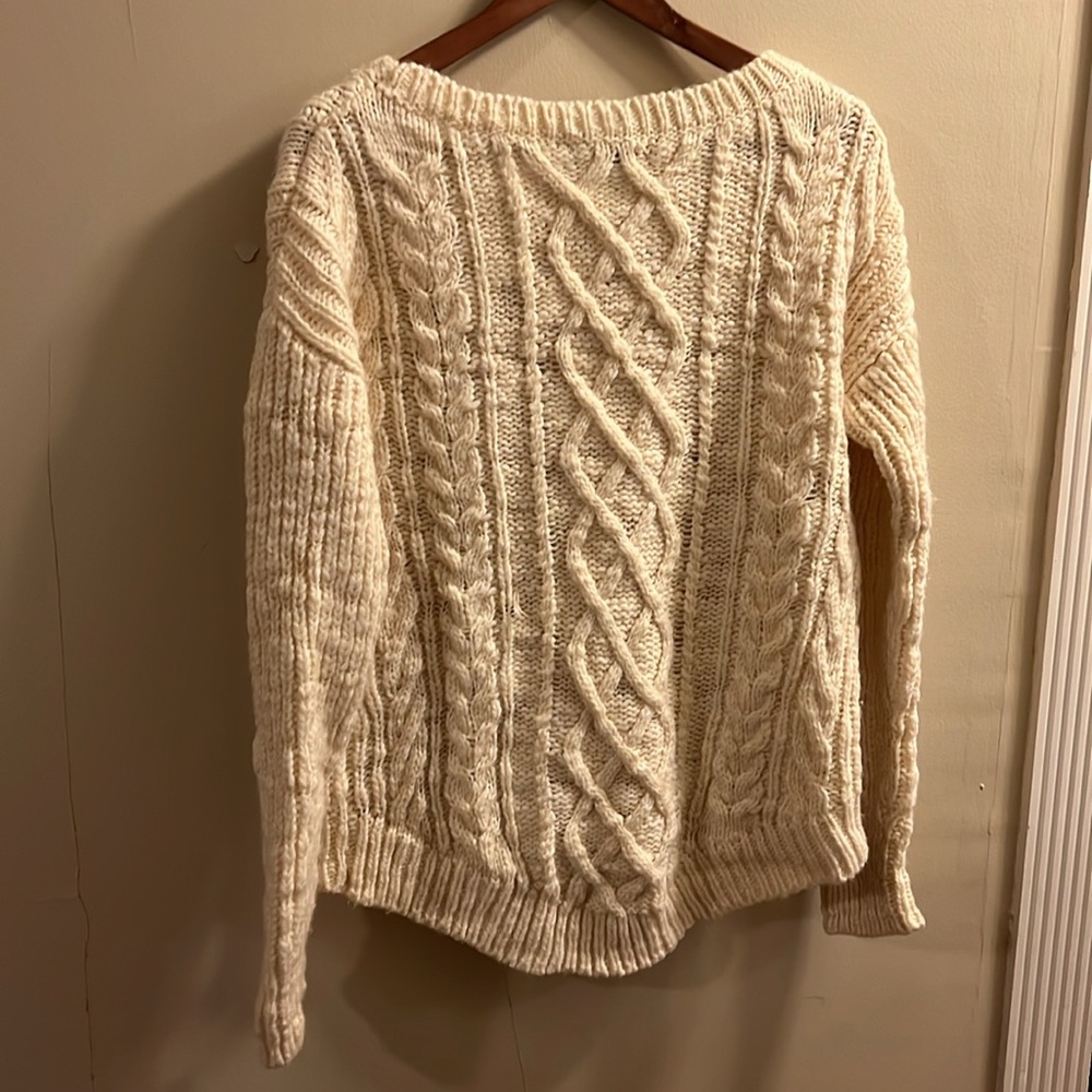 BANANA REPUBLIC women’s knit crew neck sweater size M - Picture 2 of 6